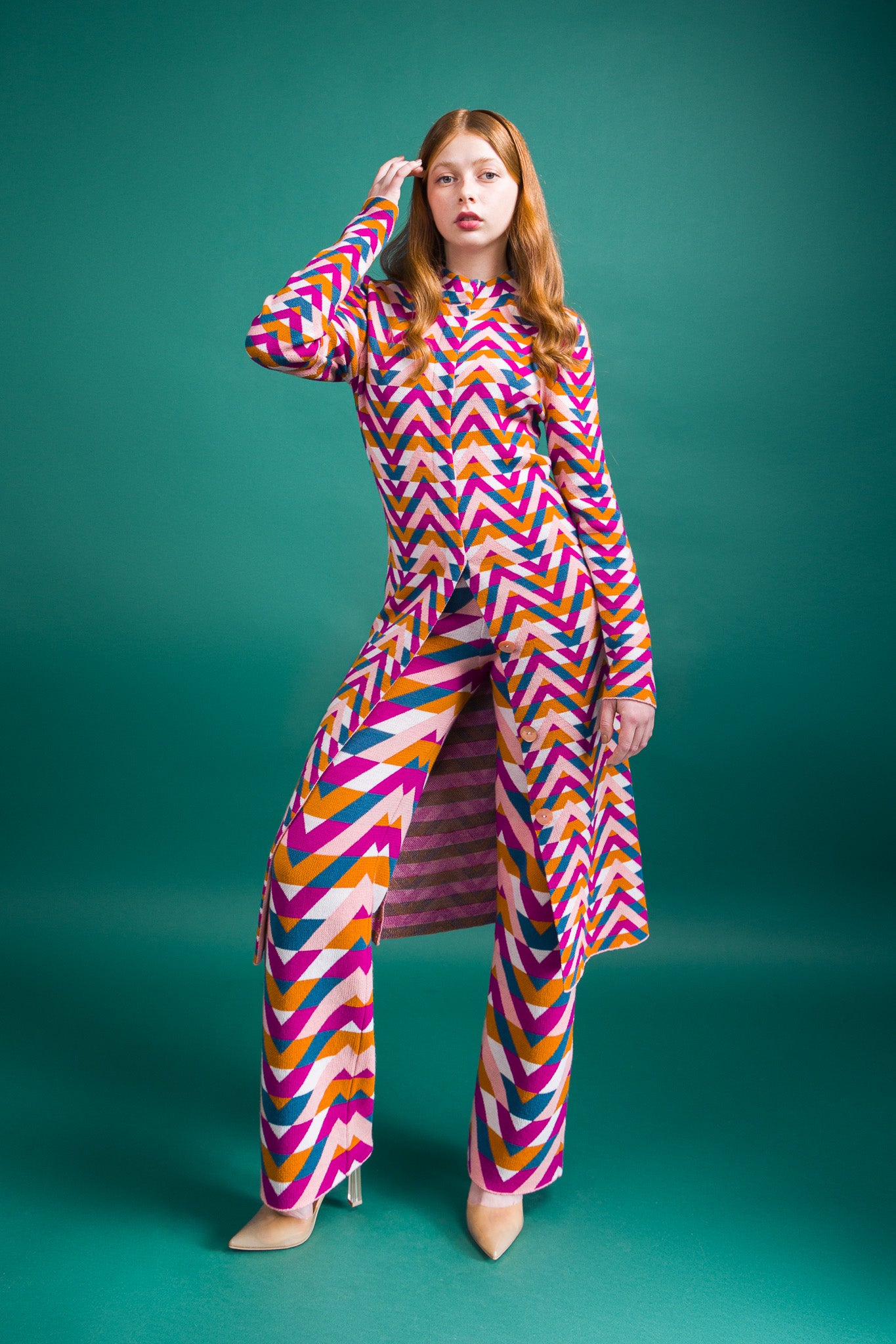 AMVERI Pattern pants