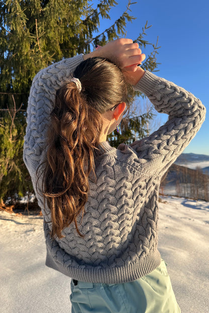 Braids sweater