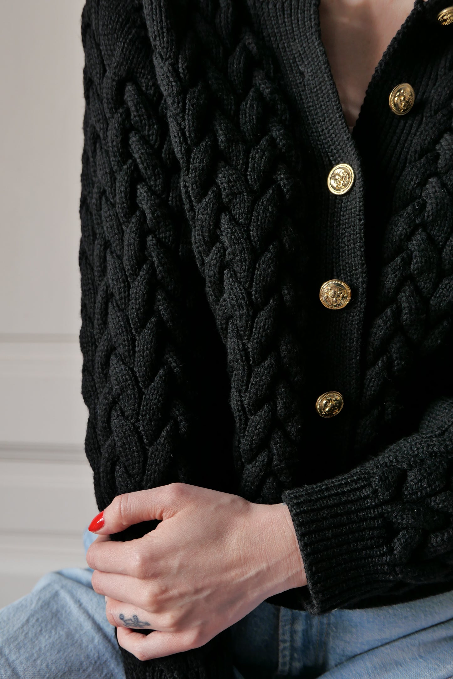 Chaqueta trenzas